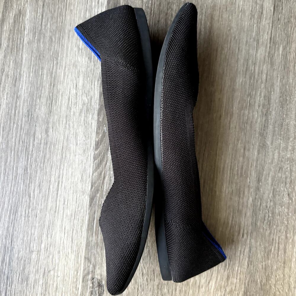Rothy's The Point Flat 9.5 Black - Picture 4 of 9